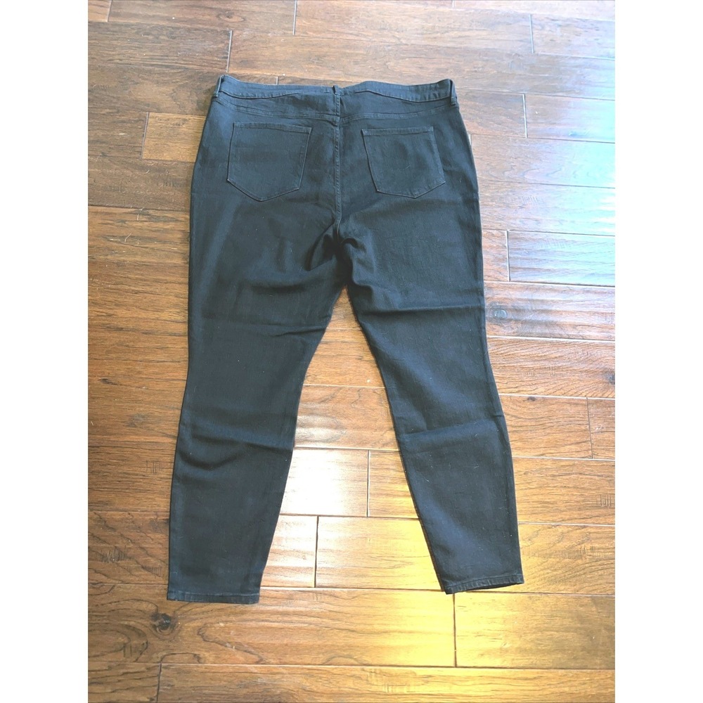 Old Navy Black High Rise Super Skinny Stretch Denim Jeans Women's Plus Sz 26 NWT - Picture 8 of 9